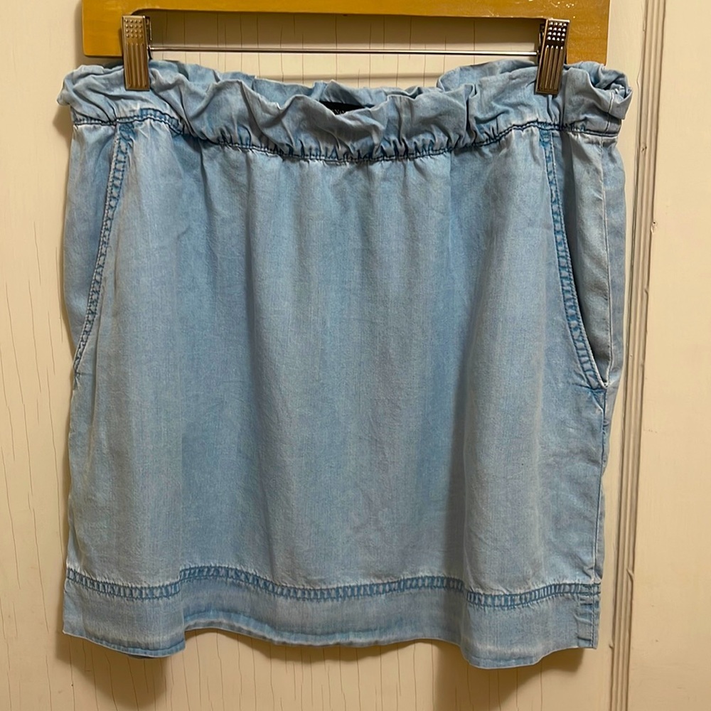 Banana Republic Light Blue Mini Skirt